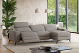 Esther Leather Recliner Sectional Sofa