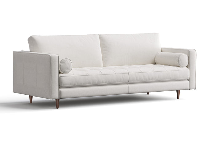 Valencia Isabella Fabric Grande Sofa, White