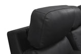 Valencia Bellagio Home Cinema Seating Power Recliner Row of 4, Black