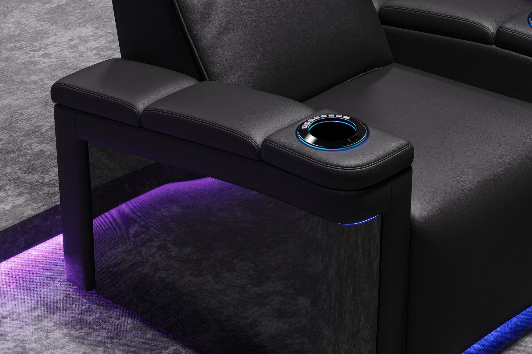 Valencia Monza Carbon Fiber Home Theater Seating