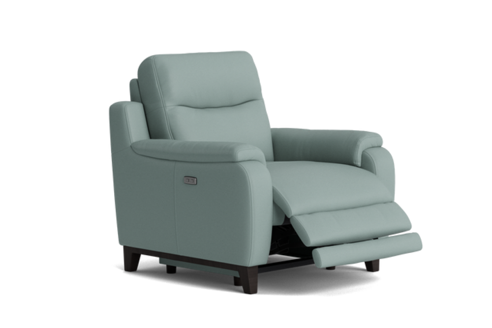 Valencia George Top Grain Leather Recliner Seat, Forest Green