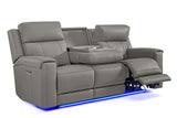 Harbour Immersive Audio Leather Dual Recliner Sofa with Heat & Massage & Ventilation