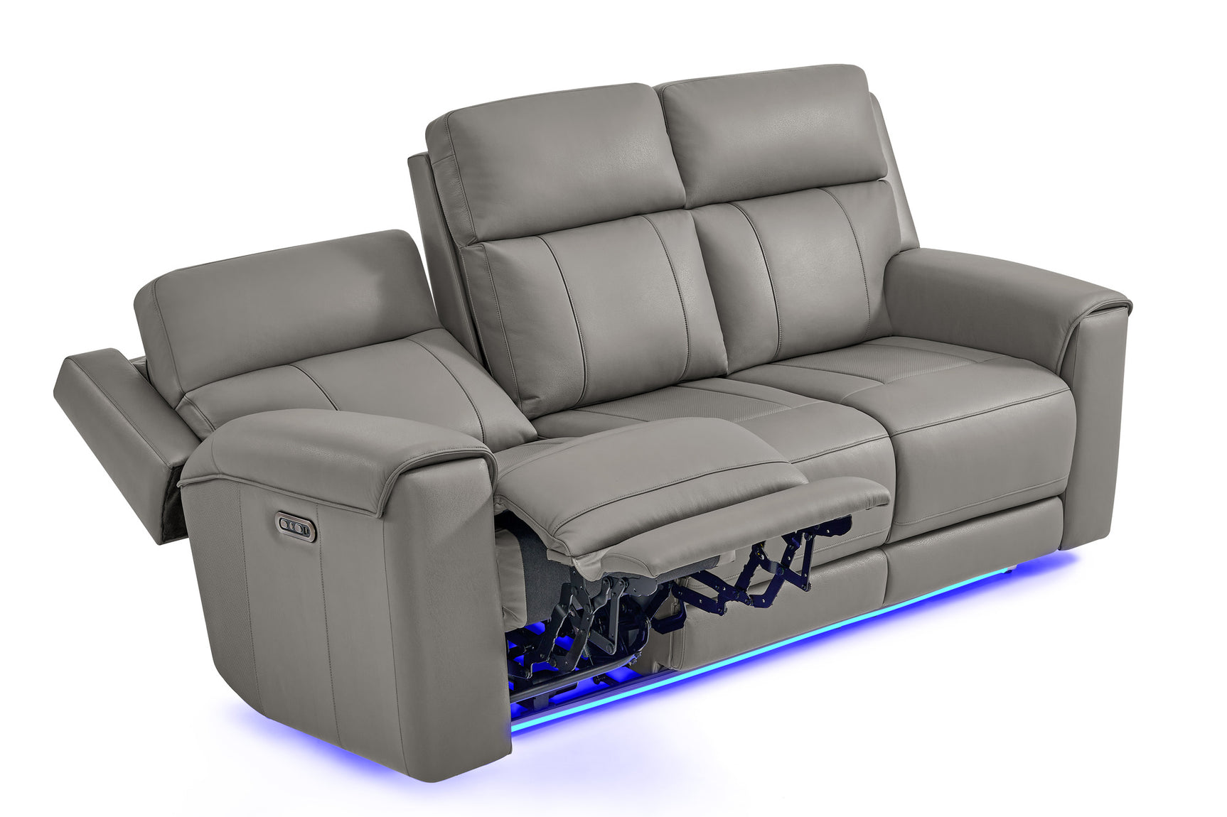 Harbour Immersive Audio Leather Dual Recliner Sofa with Heat & Massage & Ventilation
