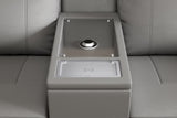 Harbour Immersive Audio Leather Dual Recliner Loveseat Sofa with Heat & Massage & Ventilation