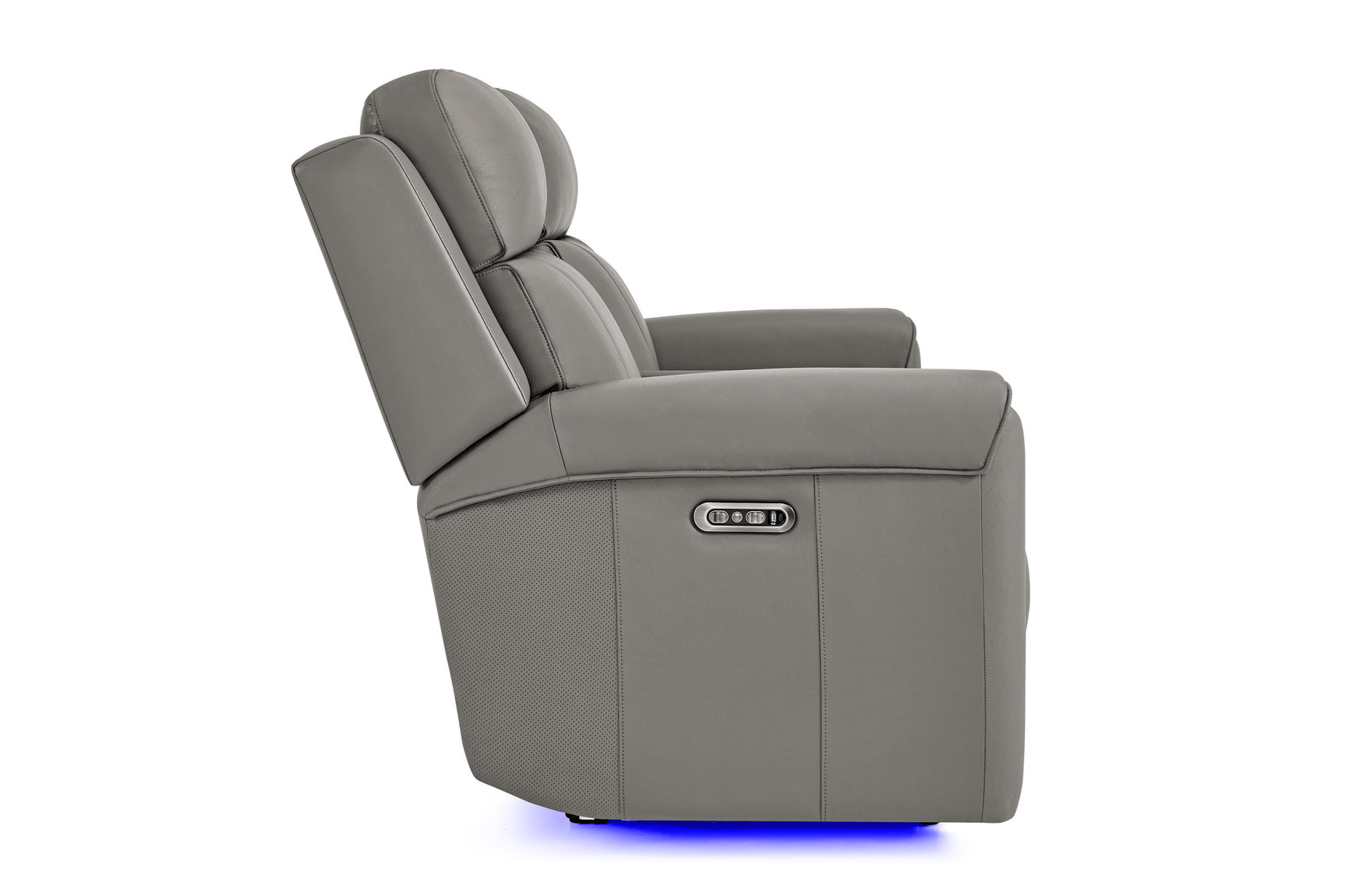 Harbour Immersive Audio Leather Dual Recliner Loveseat Sofa with Heat & Massage & Ventilation