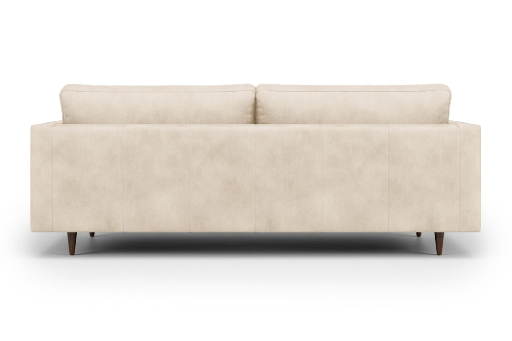 Valencia Isabella Leather Grande Sofa, Charme Beige