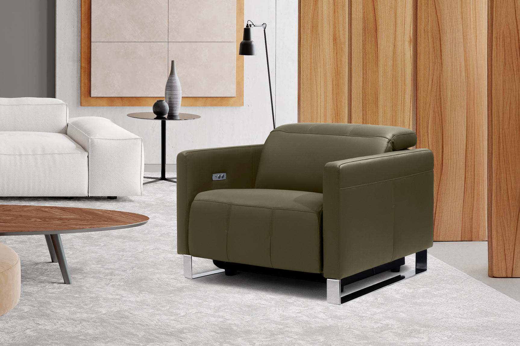 Isla Leather Recliner Chair