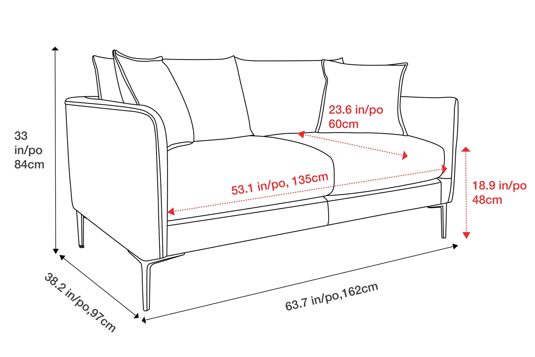 Jasper Leather Sofa