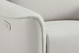 Kirstin Leather Swivel Recliner Chair