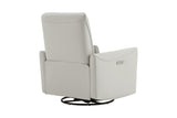 Kirstin Leather Swivel Recliner Chair