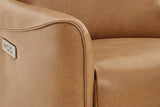 Kirstin Leather Swivel Recliner Chair