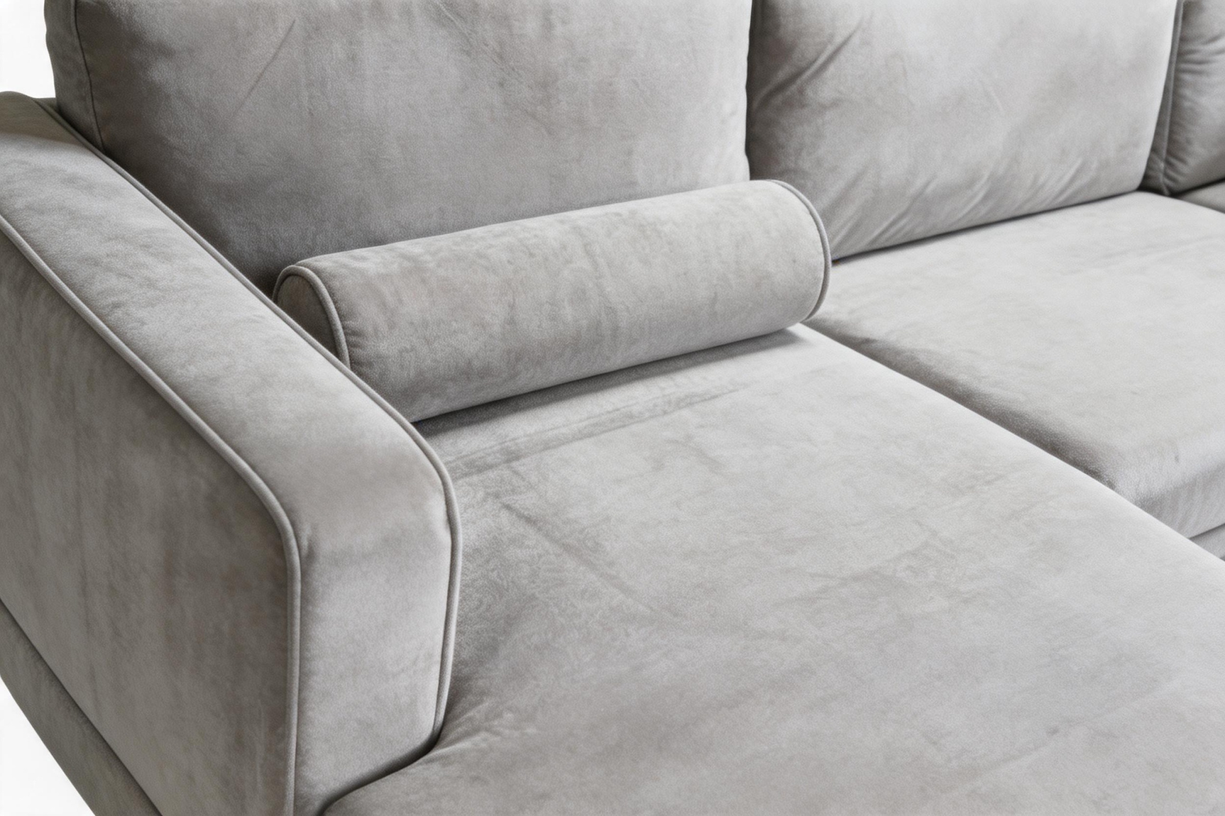 Luna Velour Sectional Sofa
