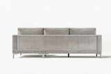 Luna Velour Sectional Sofa