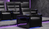 Valencia Monza Carbon Fiber Home Theater Seating