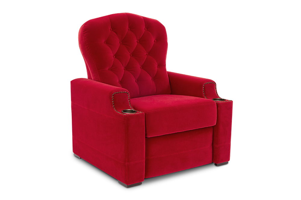 Moulin Velour Recliner Red