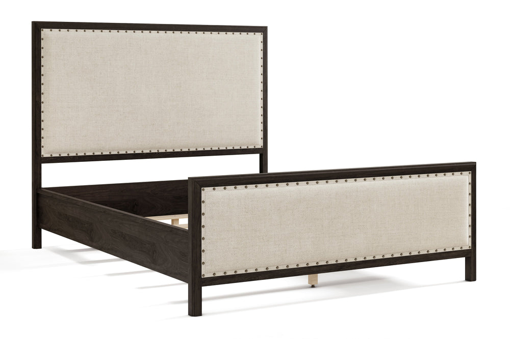Valencia Nadia Wood Queen Bed Frame, Black