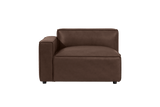 Nathan Leather Left Arm Sofa Module