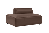 Nathan Leather Left Open-End Sofa Module