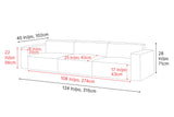 Nathan Leather Modular Sofa