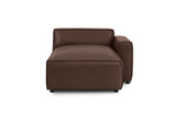 Nathan Leather Right Chaise Sofa Module