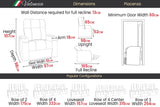 Valencia Piacenza Power Headrest Single Home Cinema Seating