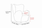 Pina Genuine Sheepskin Accent Chair