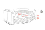 Pisa Leather Lounge Sectional