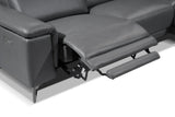 Pista Leather Reclining Sectional Sofa