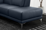 Pista Leather Reclining Sectional Sofa