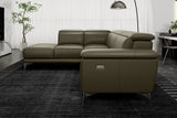 Pista Leather Reclining Sectional Sofa