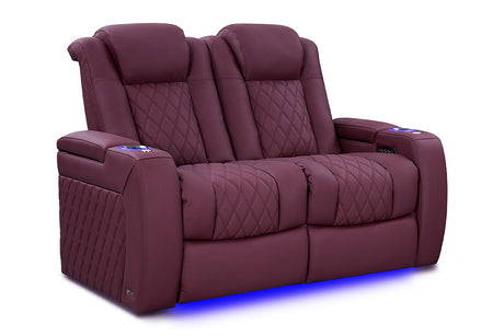 Valencia Tuscany Ultimate Luxury Edition Row of 2 Loveseat Burgundy