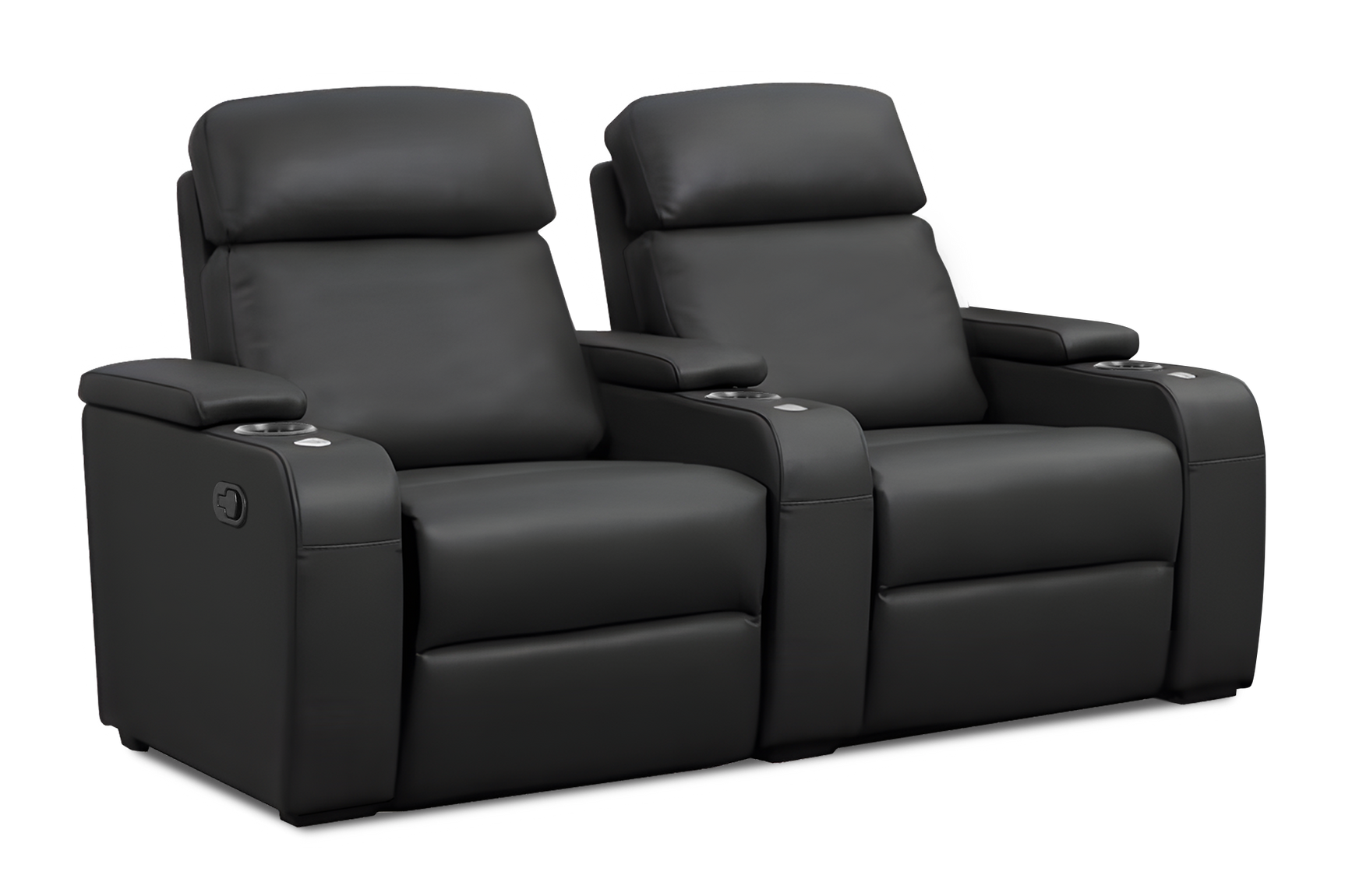 Valencia Bellagio Home Cinema Seating Manual Recliner, Black