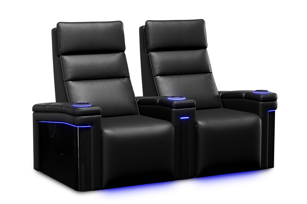 Valencia Monza Carbon Fiber Home Theater Seating