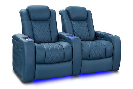 Valencia Tuscany Ultimate Luxury Edition Row of 2 Steel Blue