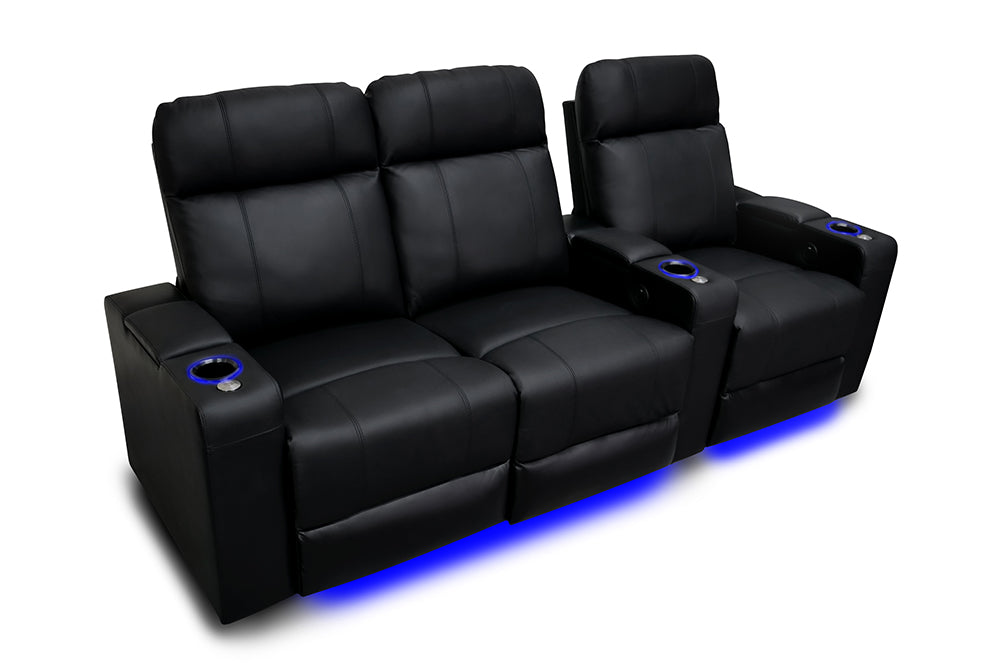 Valencia Piacenza Power Headrest Row of 3 Loveseat Left