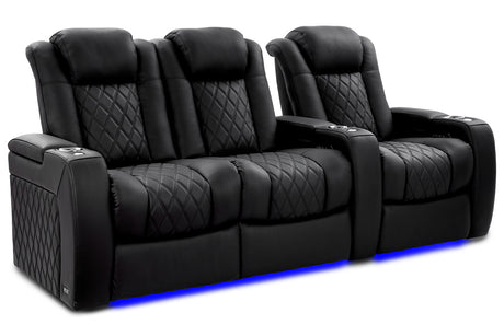 Valencia Tuscany Ultimate Luxury Edition Row of 3 Loveseat Left Onyx