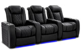 Valencia Tuscany Ultimate Luxury Edition Row of 3 Onyx