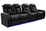 Valencia Tuscany Ultimate Luxury Edition Row of 4 Loveseat Left Onyx
