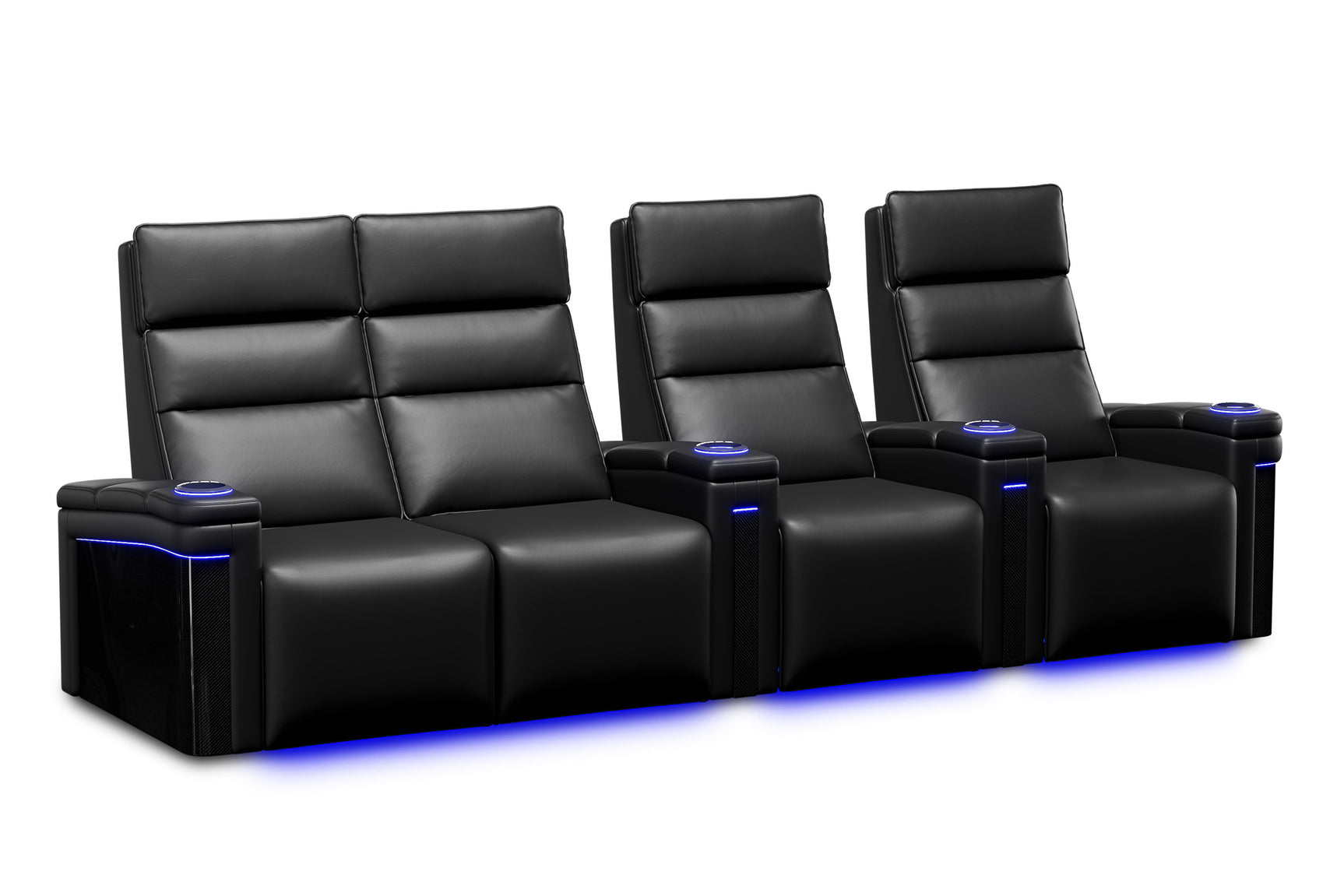 Valencia Monza Carbon Fiber Home Theater Seating