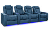 Valencia Tuscany Ultimate Luxury Edition Row of 4 Steel Blue
