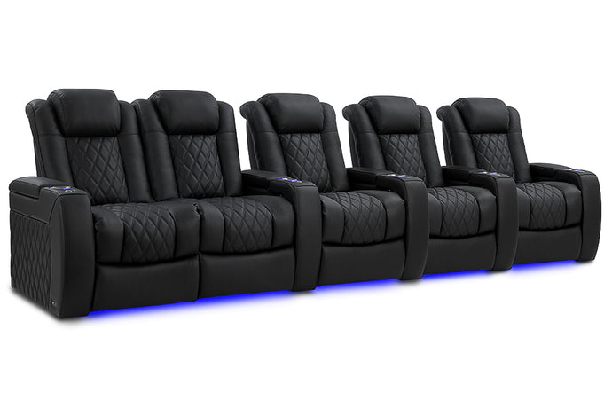 Valencia Tuscany Luxury Edition Row of 5 Loveseat Left Onyx