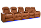 Valencia Tuscany Ultimate Luxury Edition Row of 5 Loveseat Right Royal Cognac