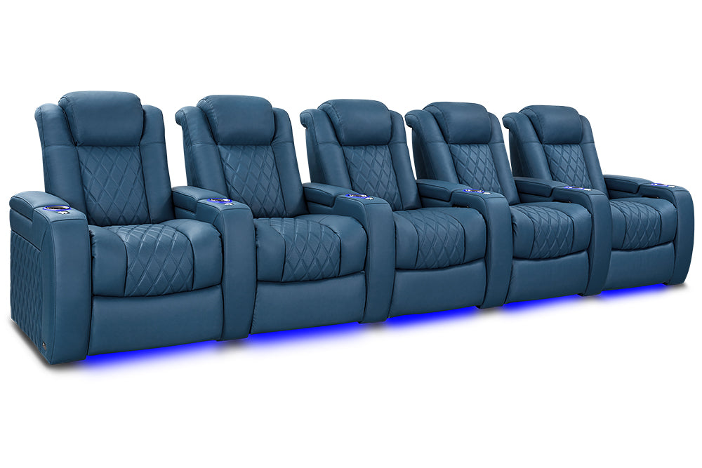 Valencia Tuscany Ultimate Luxury Edition Row of 5 Steel Blue