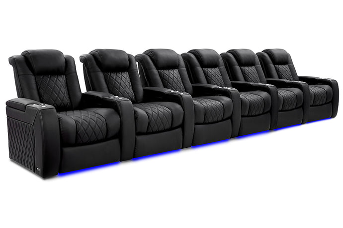 Valencia Tuscany XL Ultimate Row of 6 Onyx