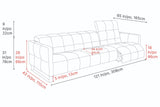 Sofia Leather Recliner Sofa