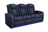 Valencia Tuscany Home Cinema Seating Set of 3 Navy Blue