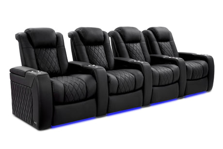 Valencia Tuscany Ultimate Luxury Heat & Ventilation Leather Home Theater Seating