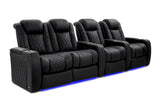Valencia Tuscany Ultimate Luxury Heat & Ventilation Leather Home Theater Seating
