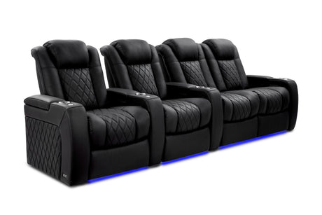 Valencia Tuscany Ultimate Luxury Heat & Ventilation Leather Home Theater Seating