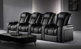 Valencia Tuscany Ultimate Luxury Heat & Ventilation Leather Home Theater Seating